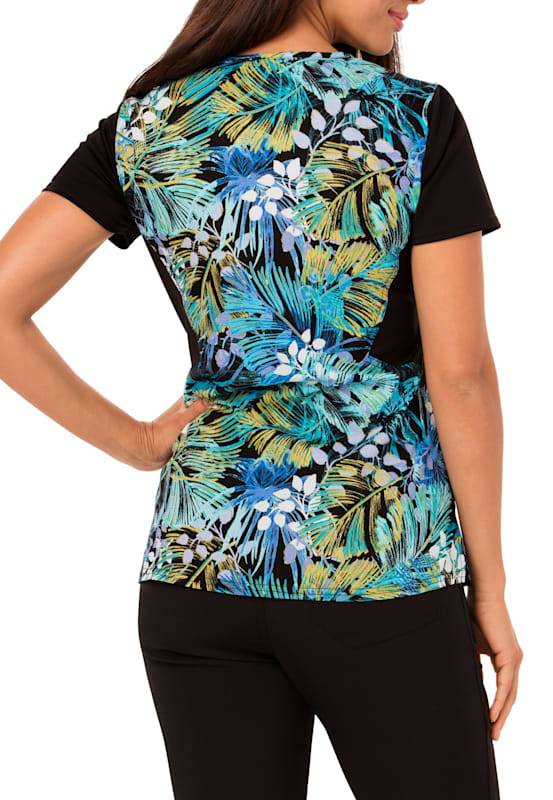Careisma Tropi Cool Frond Print Top Scrubs Beyond Scrubs