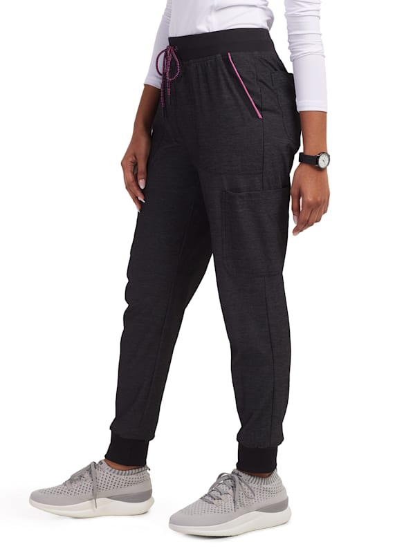 7-Pocket Rib Knit Waistband Cargo Jogger