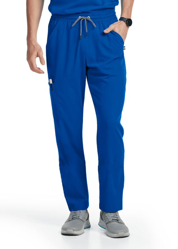 WonderWink Women's Aero Four Pocket Drawstring Scrub Pant - Royal