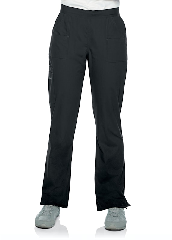 Landau ScrubZone Women's Elastic Waist Cargo Pants