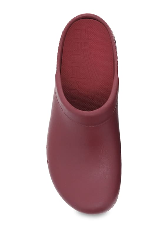 Dansko Kane Cranberry Molded Nursing Clogs Scrubs Beyond