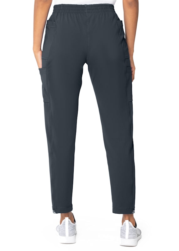 Urbane Impulse 6-Pocket Cargo Elastic Waist Drawstring Jogger Scrub Pant, Scrubs & Beyond