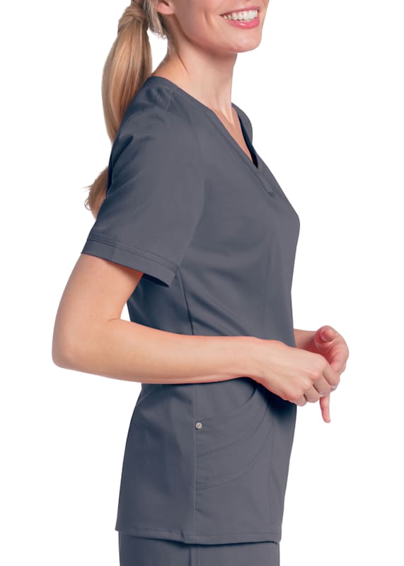 Urbane Performance Tailored Fit Super Stretch 3-Pocket Scrub Top for Women  9015 