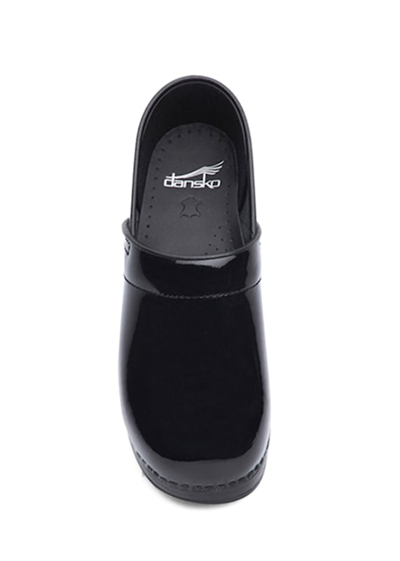 White patent leather clogs outlet