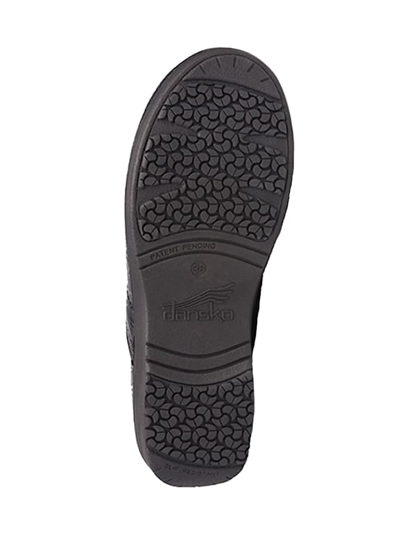 Dansko Pro XP 20 Black Floral Tooled Nursing Clogs Scrubs Beyond