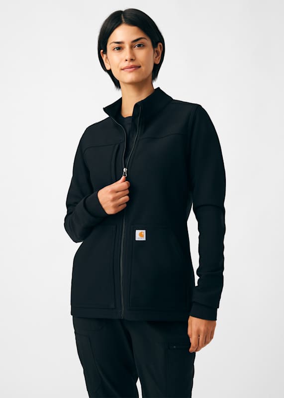 Carhartt Force 3 Pocket Bonded Fleece Jacket, Scrubs & Beyond