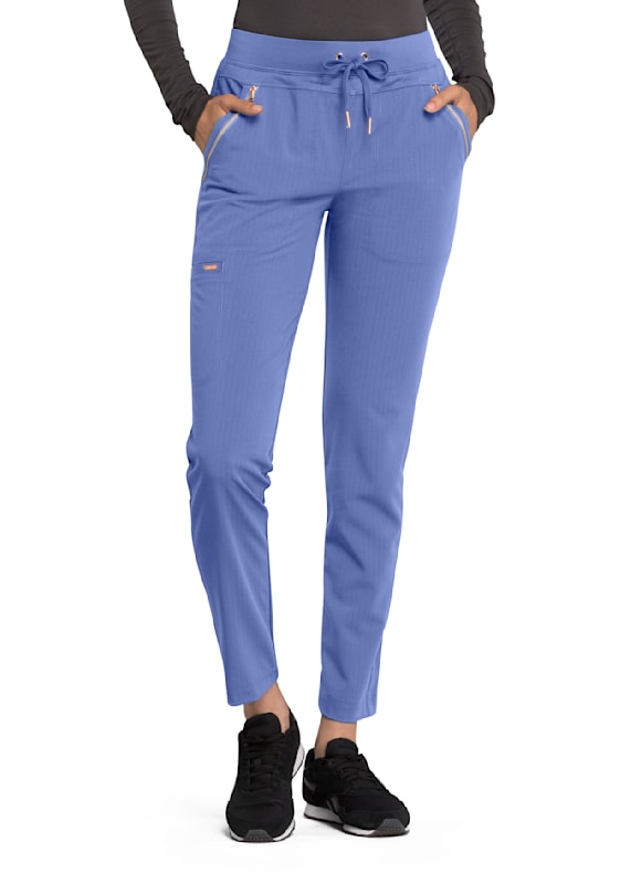 Elevate 6-Pocket Mid-Rise Straight Leg Scrub Pant