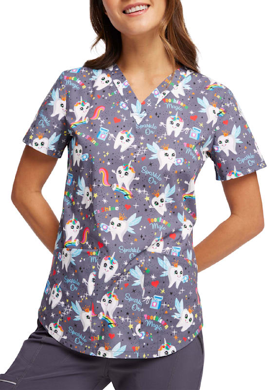 Cherokee flexibles 2025 scrub tops