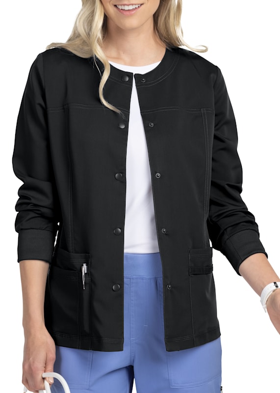 Dickies Balance Snap Front Scrub Jacket, Scrubs & Beyond