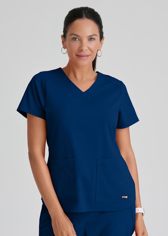 Stretchy Scrub Top, In-Stock Inventory