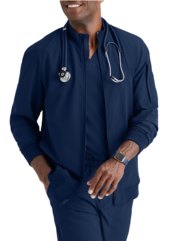 Barco one scrub jacket Unify - Women's Zip Front Warm Up Jacket – Scrubs  Uniforms