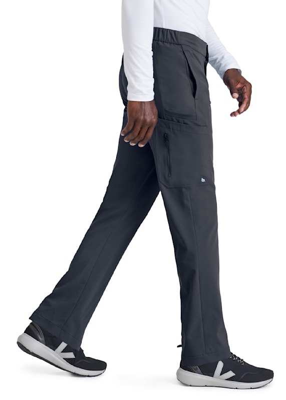 FIGS Cairo Cargo Scrub Pants for Men – Black, Short XS 