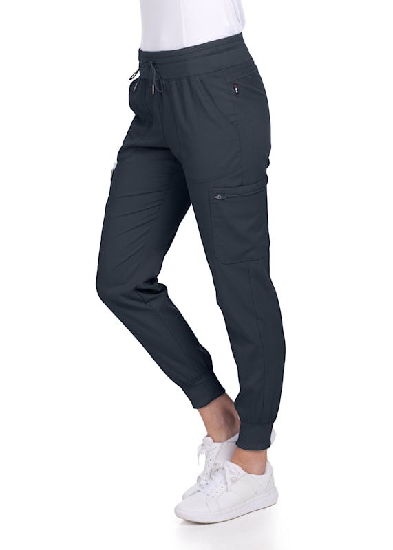 ALO YOGA Women's It Girl Cargo Jogger Pants Multi Pockets Black