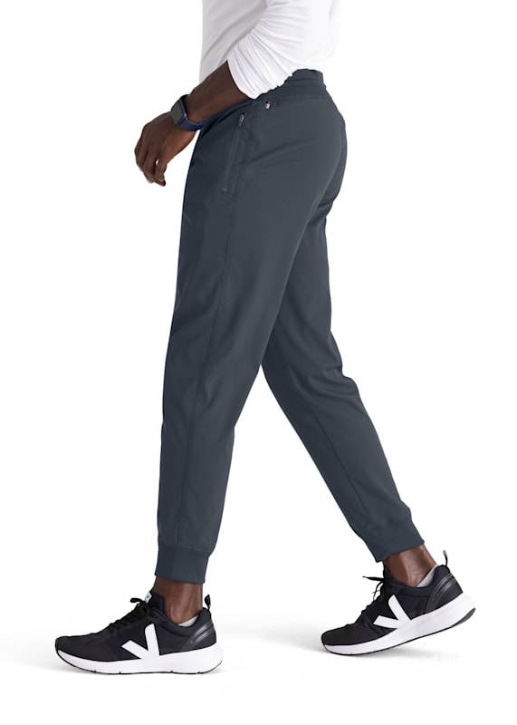 GREYS ANATOMY STRETCH, Men's Zip-Fly 5-Pocket Jogger Scrub Pant