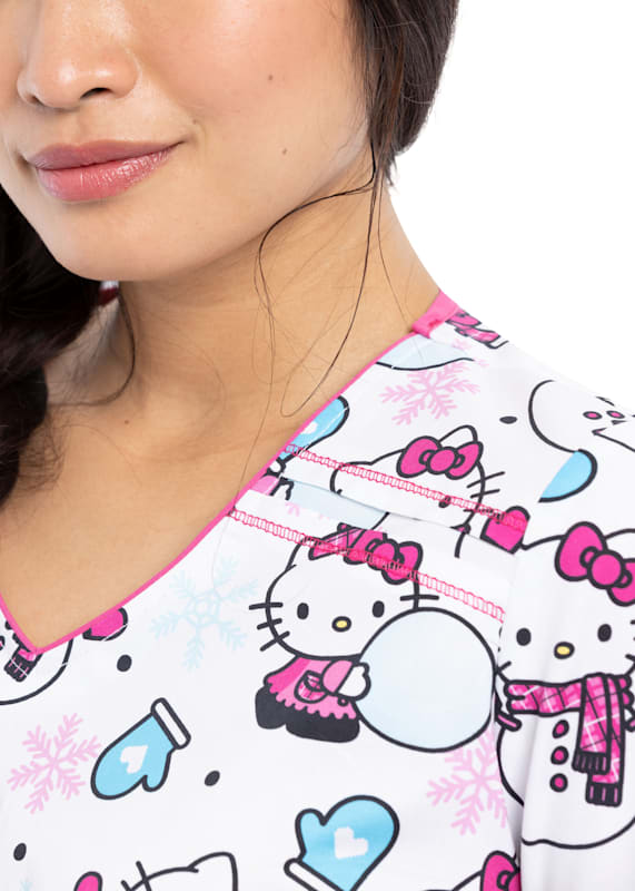 Hello kitty outlet scrub jacket