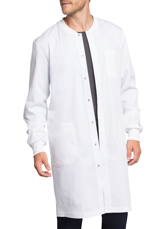 Unisex 40 Snap Front Lab Coat - WW350AB