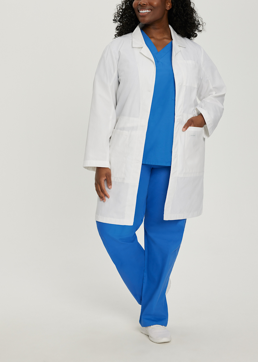 5-Pocket 36 Inch Lab Coat w/ Notebook Pocket