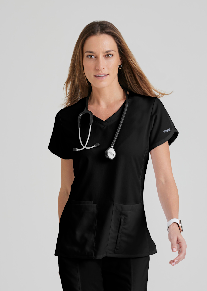 Cora 4-Pocket V-Neck Top