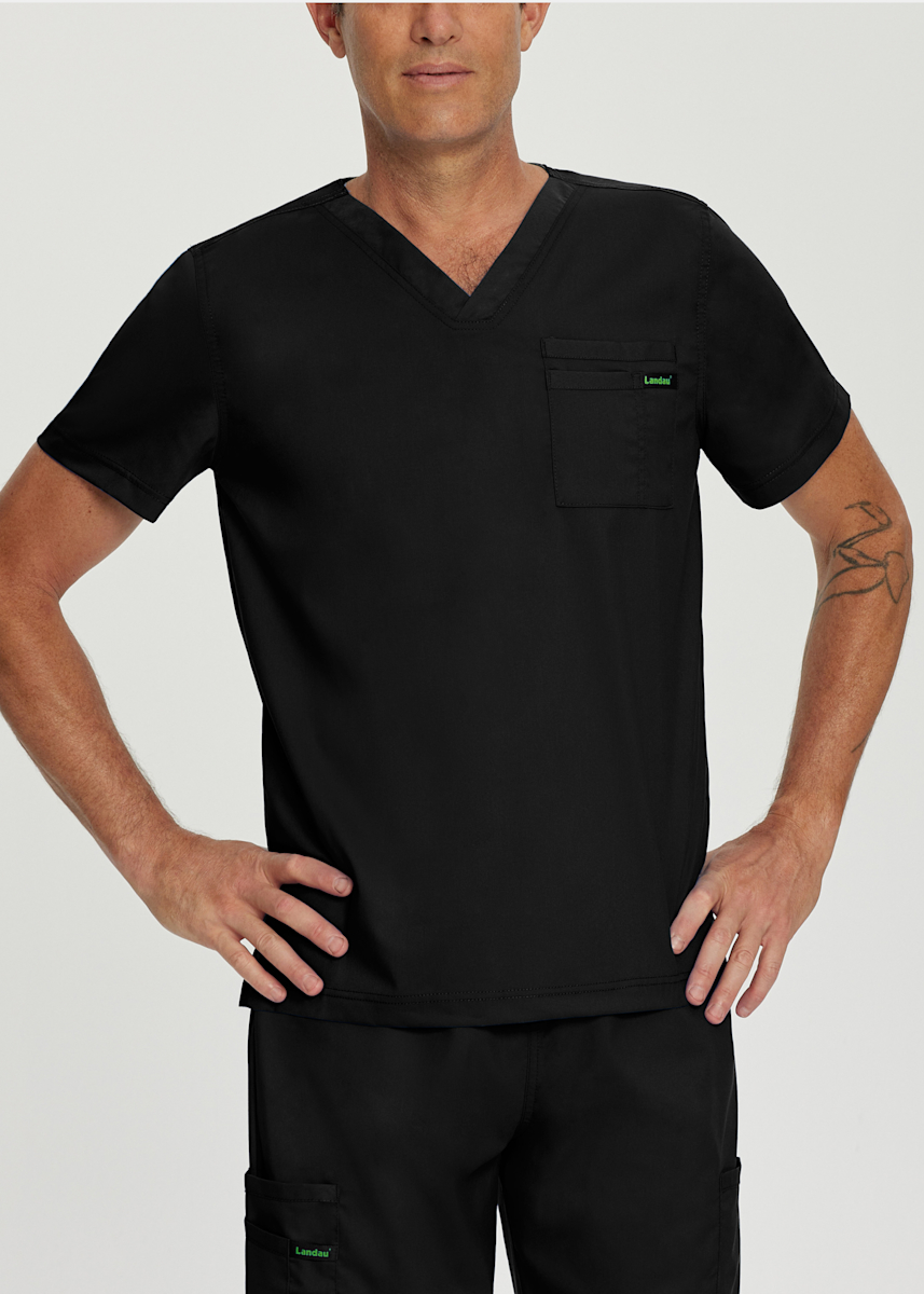 2-Pocket V-Neck Unisex Top