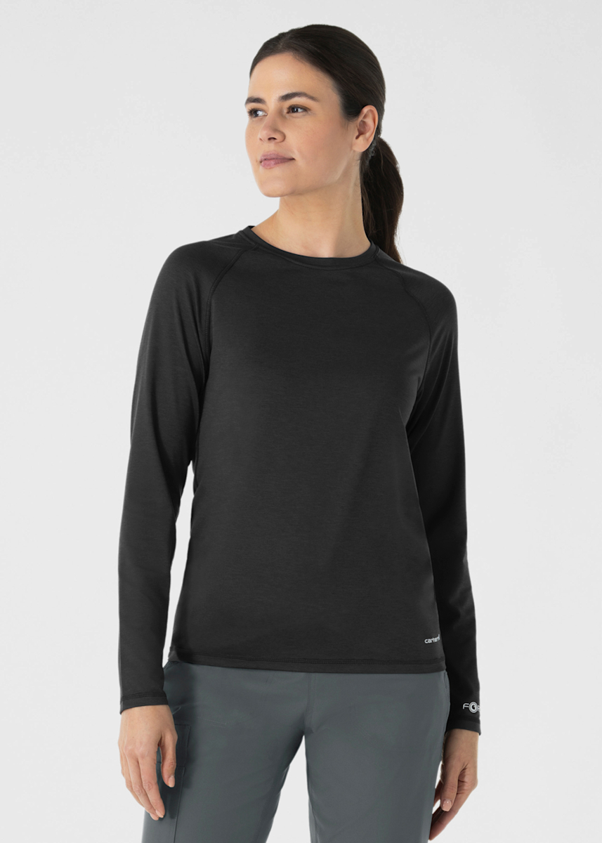 Long Sleeve Heathered Tee