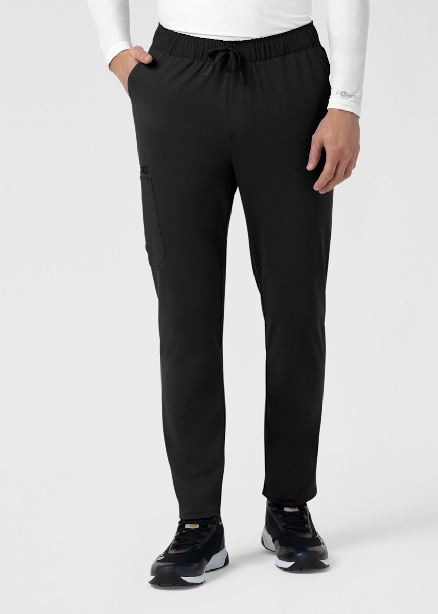 Knit Men's 6-Pocket Tapered Straight Leg Cargo Pant