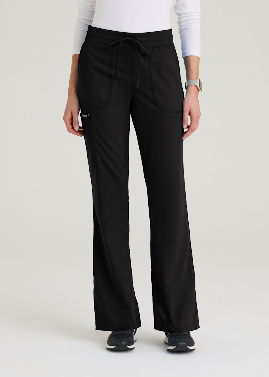Erin 5-Pocket Mid-Rise Fit and Flare Cargo Pant