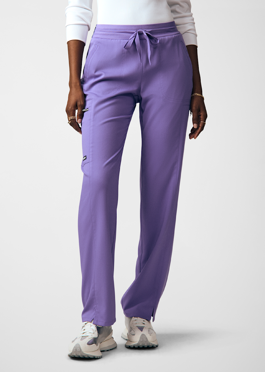 Kim 3-Pocket Mid-Rise Straight Leg Pant