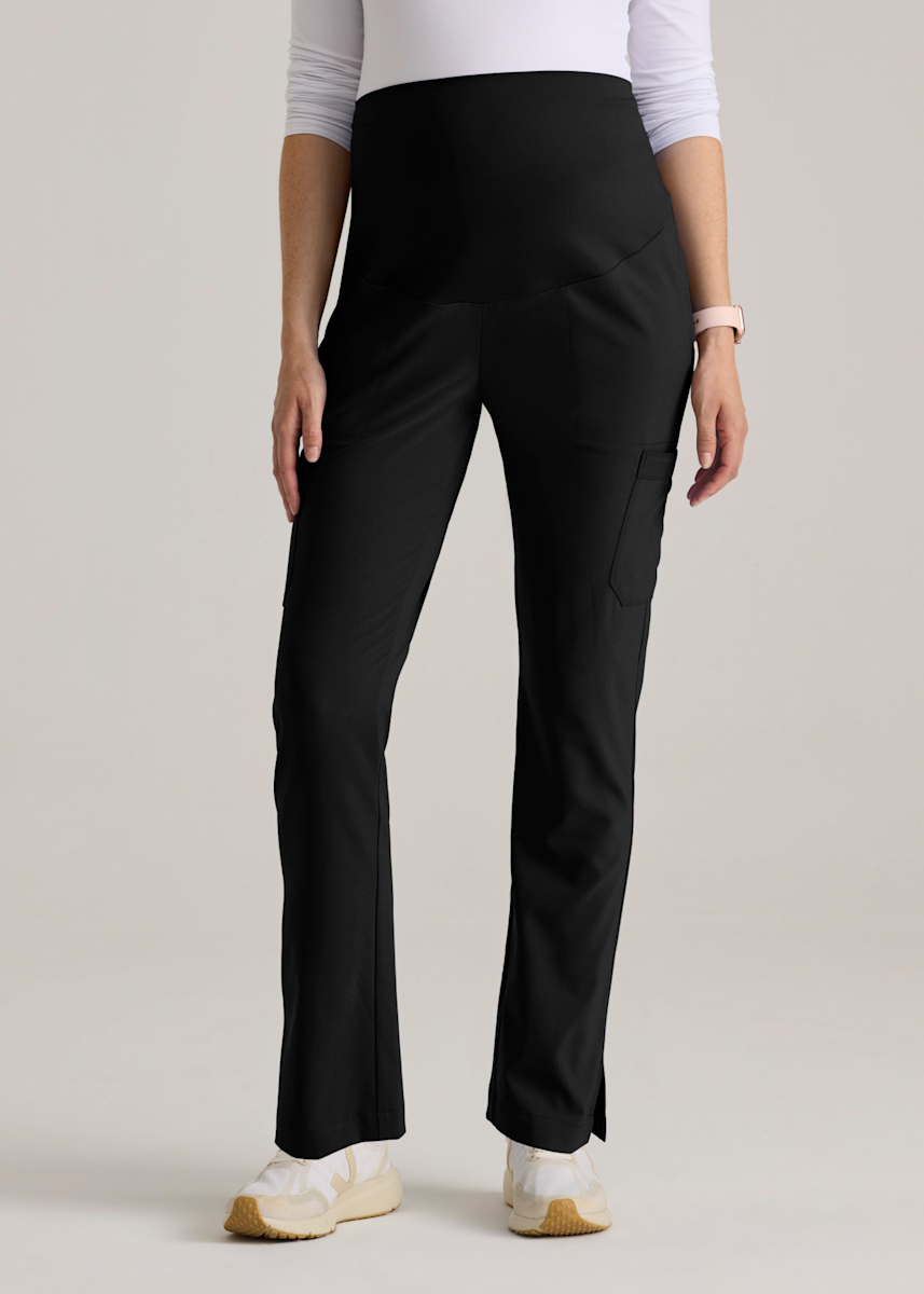 Promise 6-Pocket Tapered Leg Cargo Maternity Pant