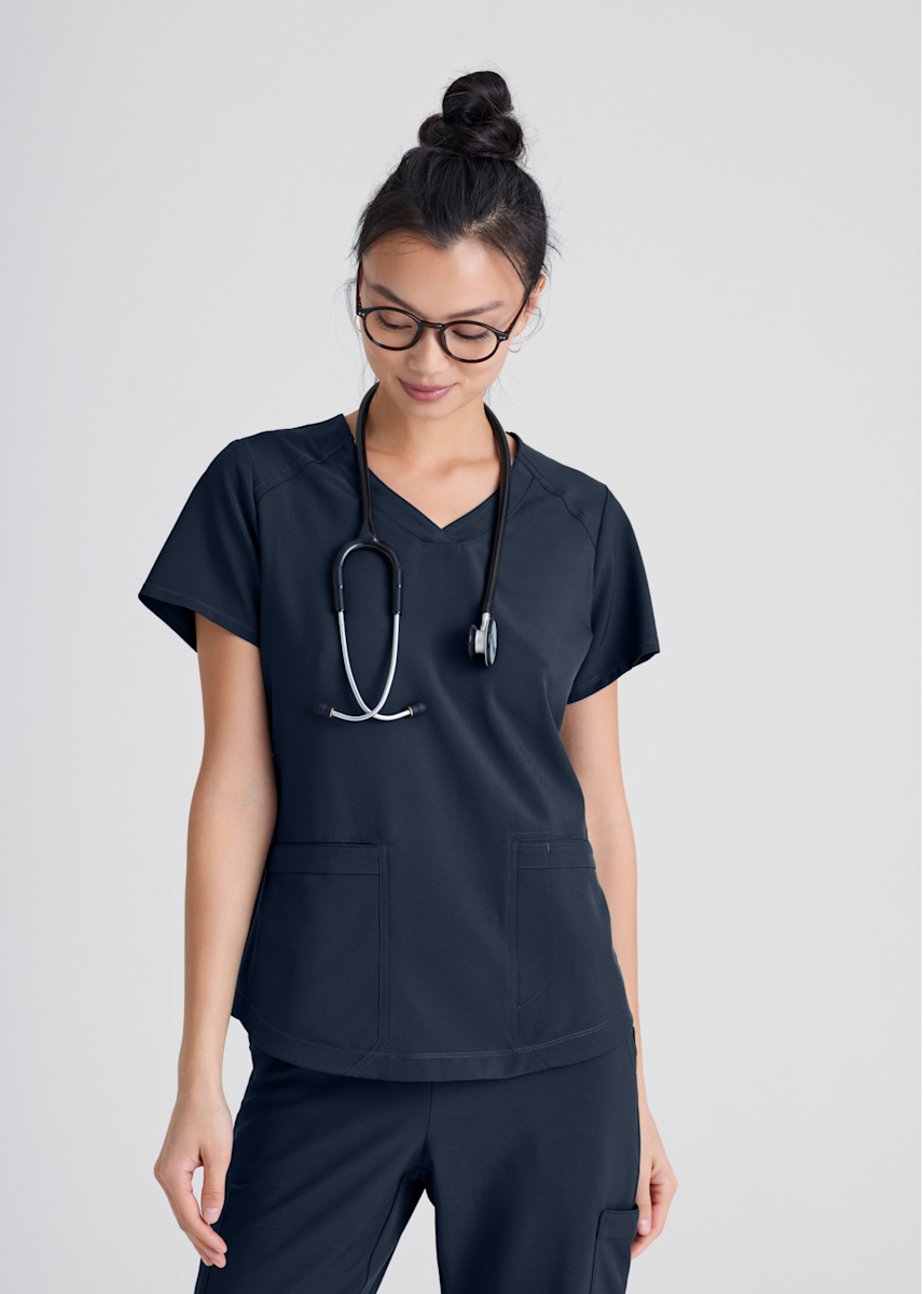 Rhythm 2-Pocket V-Neck Top