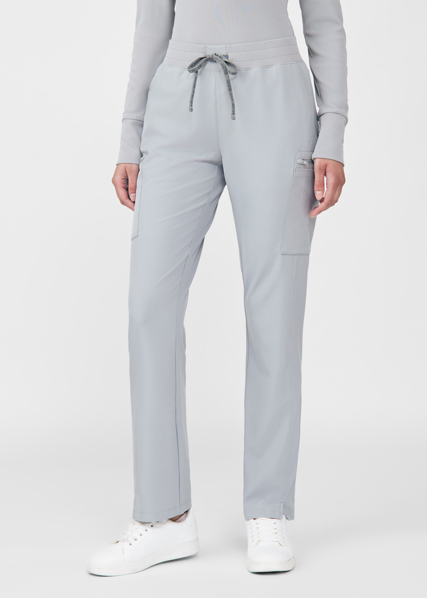 7-Pocket Rib Knit Waistband Cargo Pant