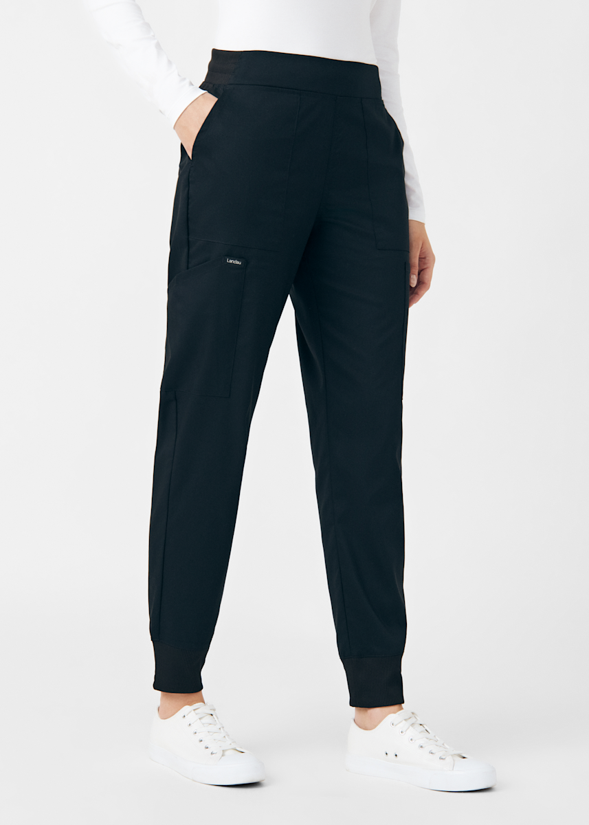 6-Pocket Elastic Waistband Cargo Jogger