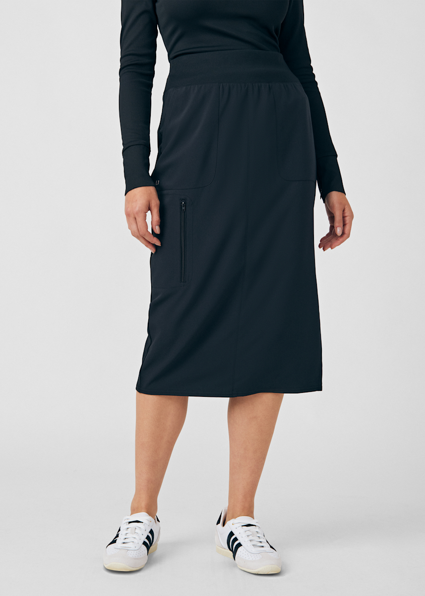 3-Pocket High Waisted Skirt