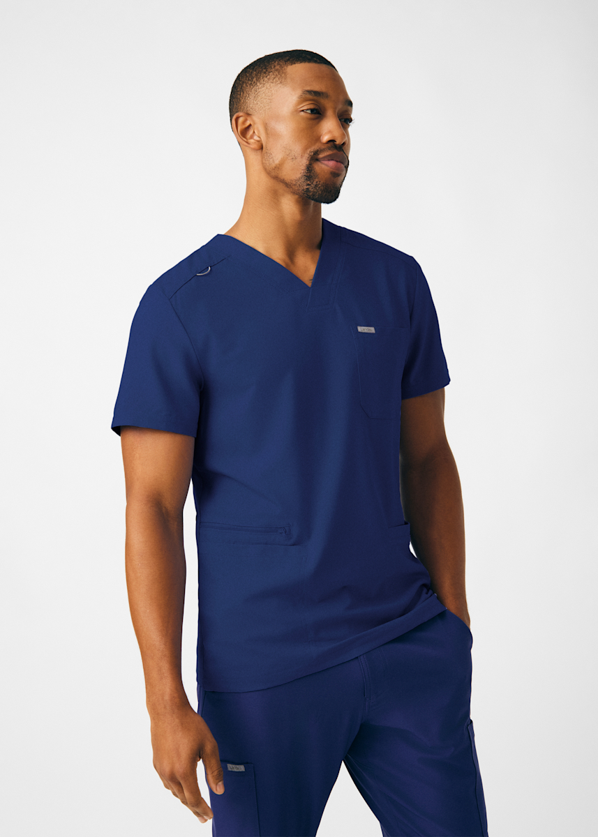 4-Pocket V-Neck Men's Top