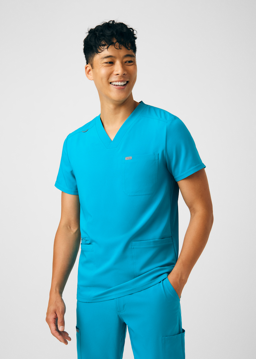 4-Pocket V-Neck Men's Top