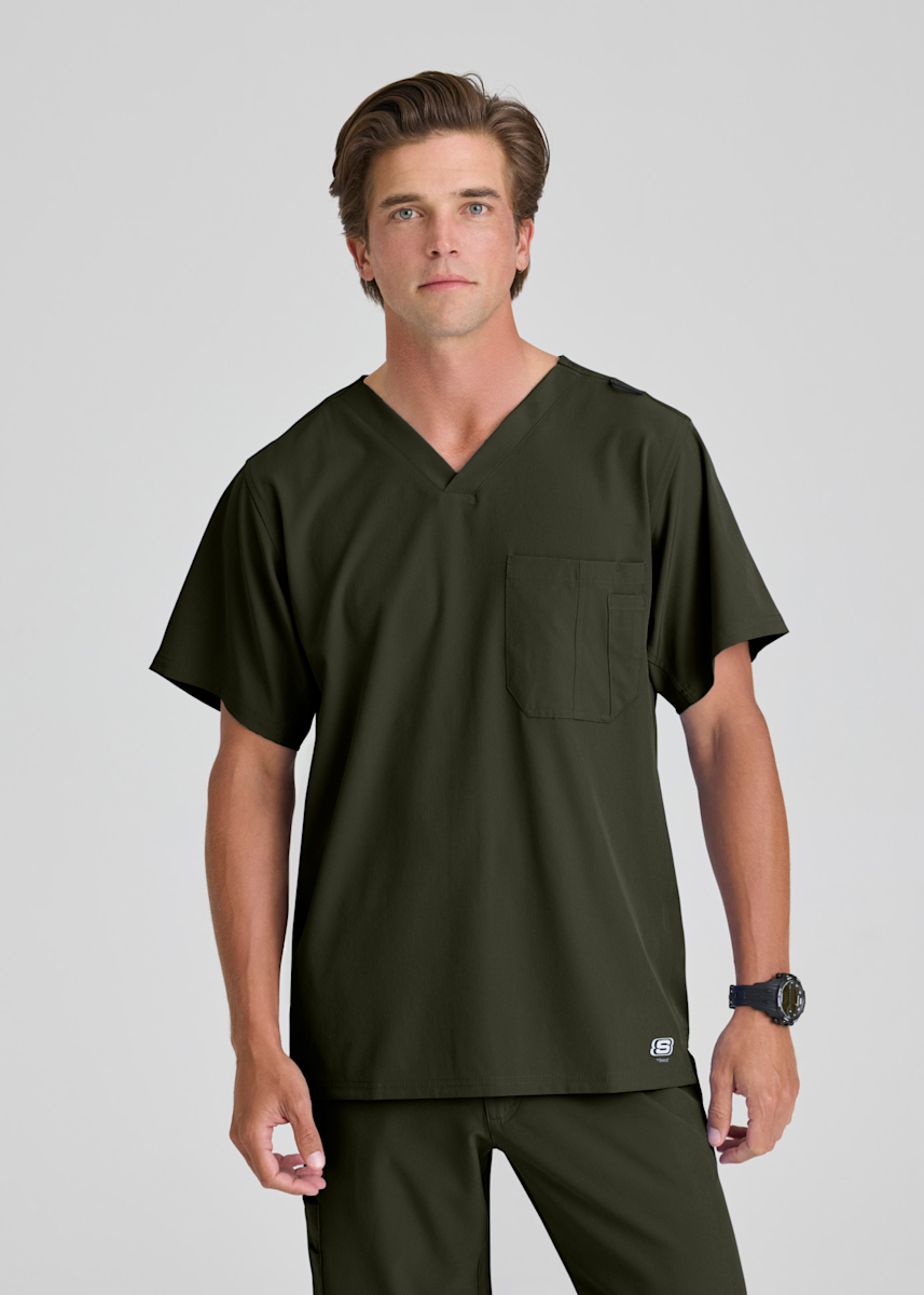 Structure 1-Pocket V-Neck Top