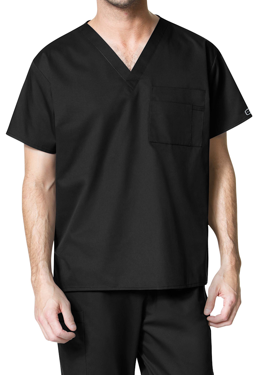 Chest Pocket V-Neck Top