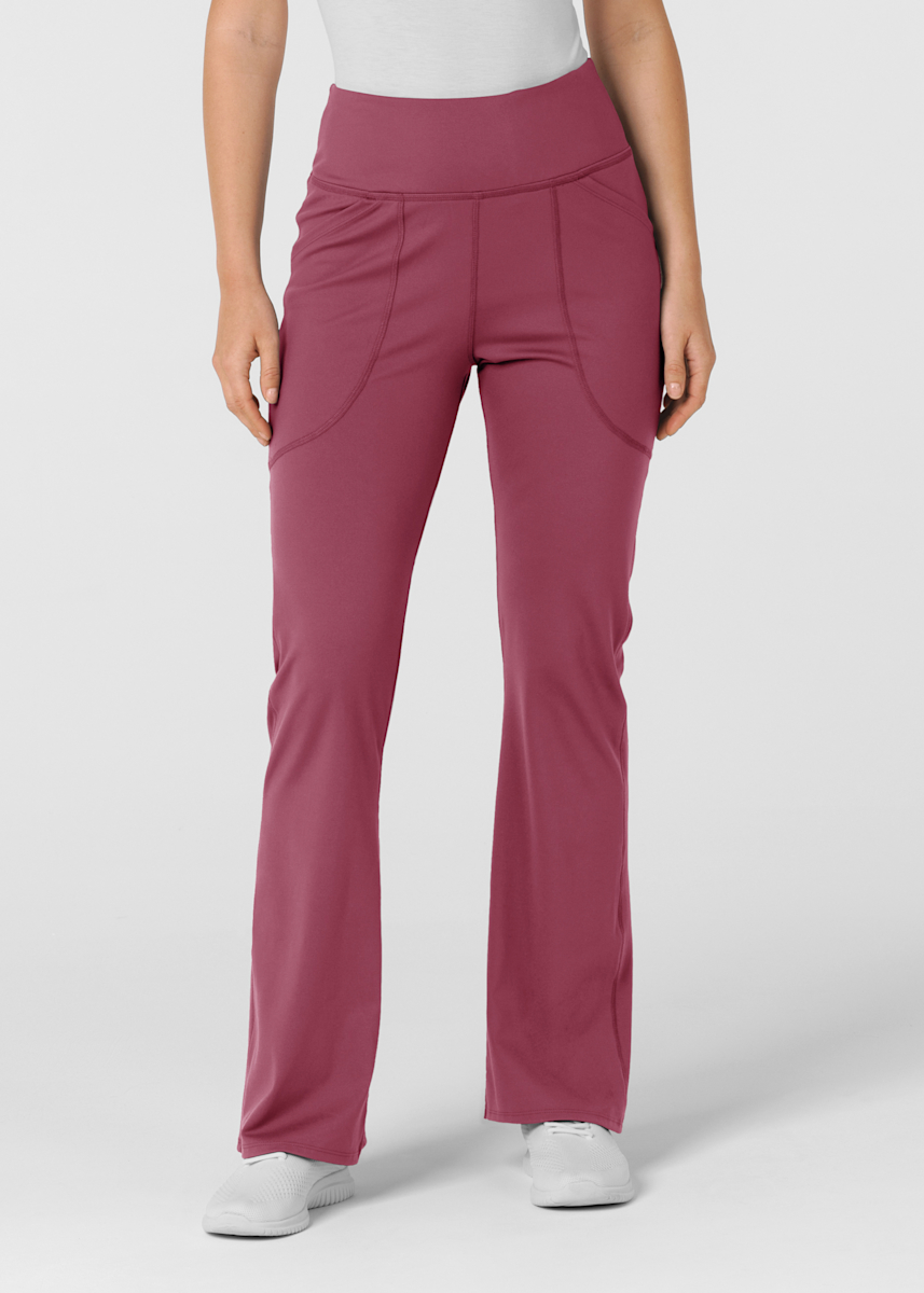 5-Pocket Knit Flare Leg Pant