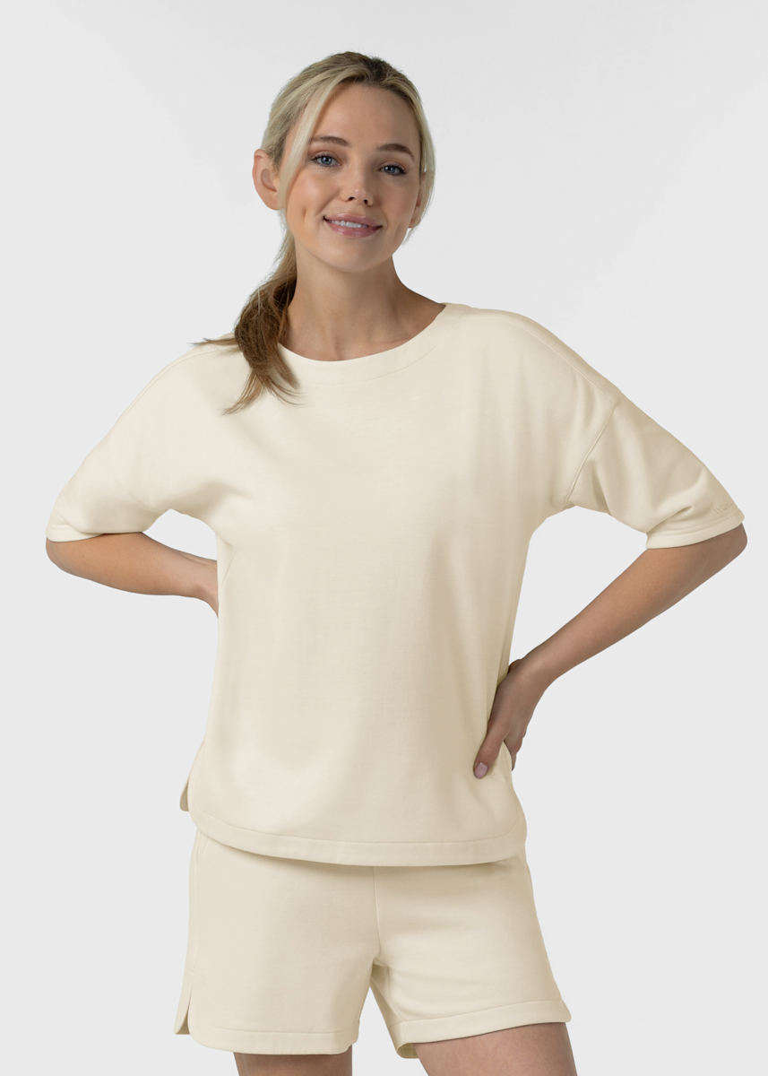 Relaxed Fleece Drop Shoulder Pullover