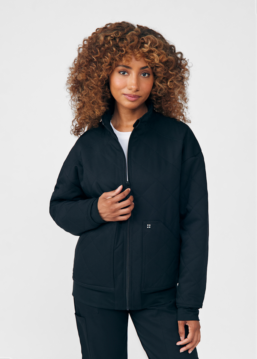 White Cross VIBE White Cross VIBE 2-Pocket Zip Front Puffer Bomber