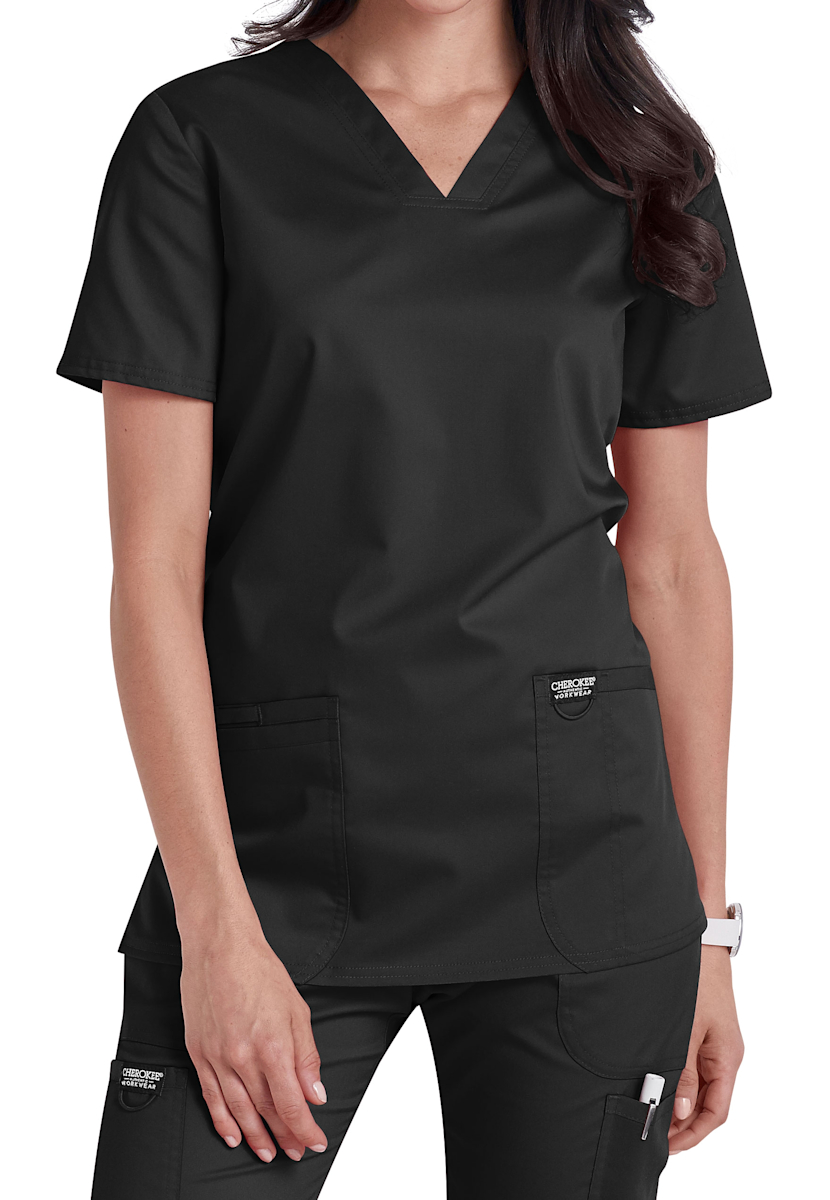 Cherokee Workwear Revolution VNeck Scrub Tops Scrubs & Beyond