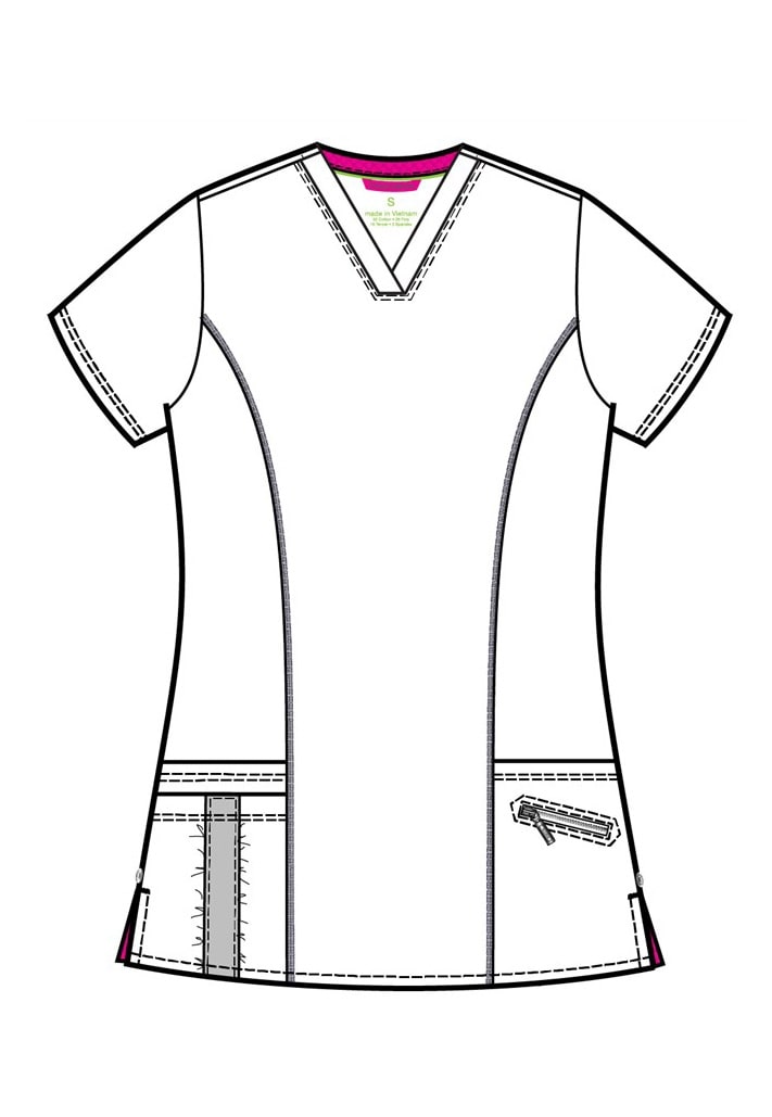 Beyond Scrubs Ellie Vneck Scrub Tops Scrubs & Beyond Scrubs & Beyond