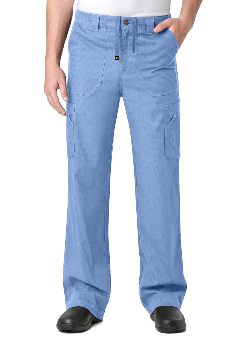 Carhartt Scrub Pants: Men's Cotton Blend Ripstop Cargo Scrub Pants