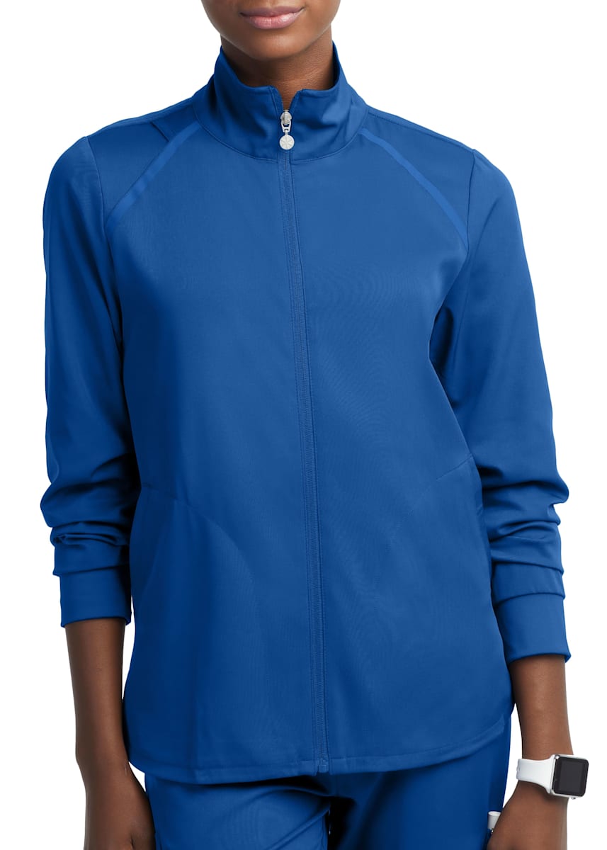 Beyond Scrubs Harmony Collection Melody Zip Front Scrub Jacket Scrubs