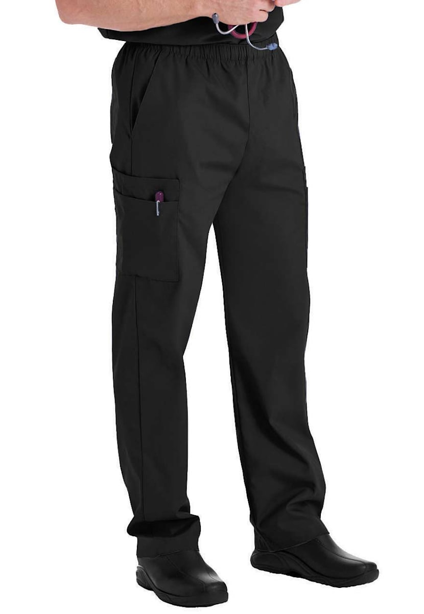 Landau Essentials Men's Cargo Scrub Pants Scrubs & Beyond