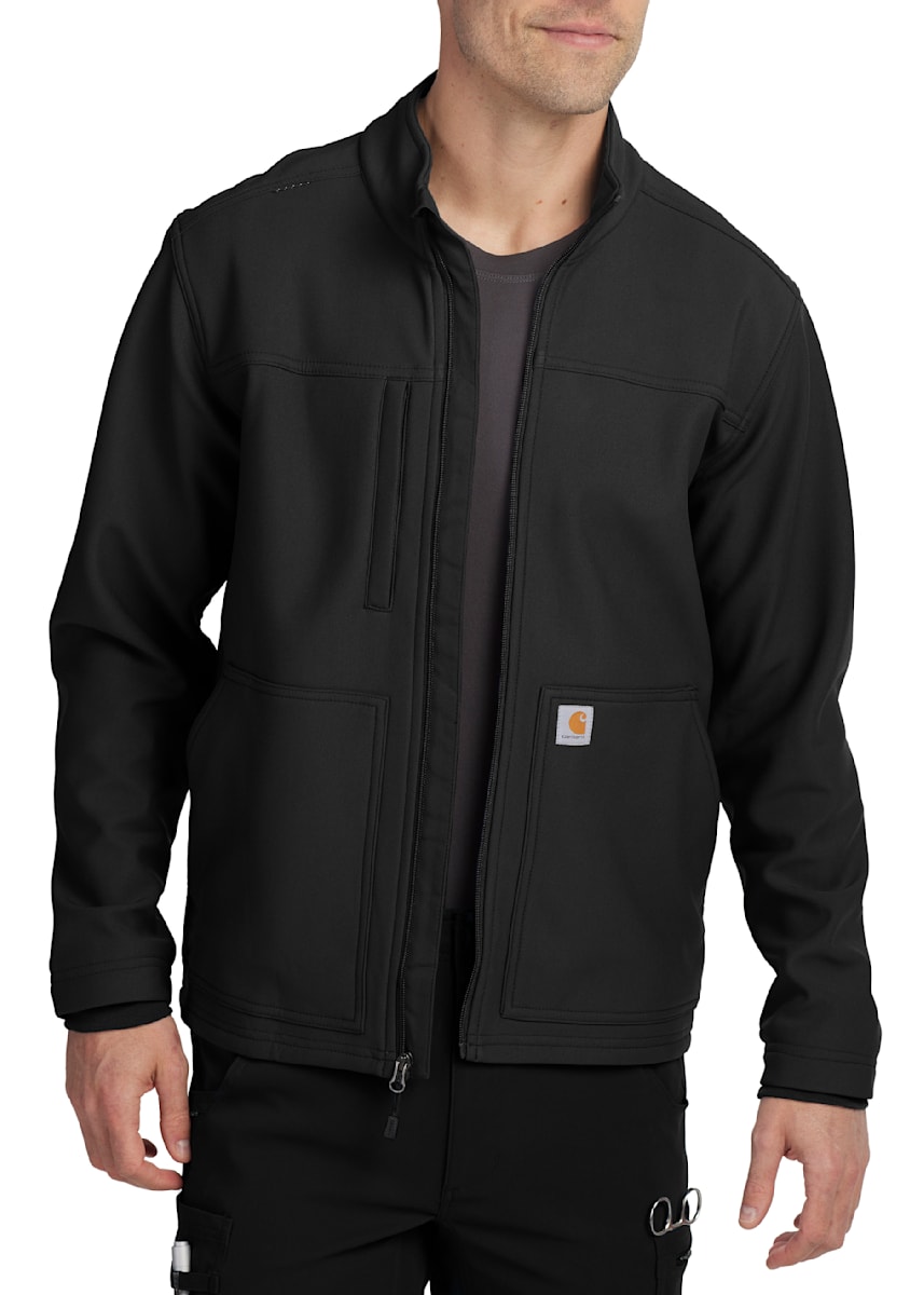 Carhartt Rugged Flex Men's 3 Pocket Bonded Fleece Jacket | Scrubs ...