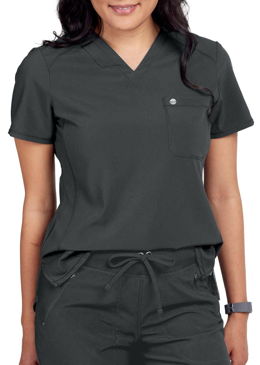 Infinity by Cherokee VNeck Tuck In Scrub Top Scrubs & Beyond