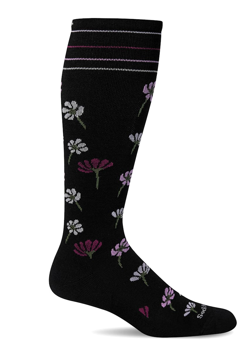 Field Flower Women's Moderate Graduated Compression Socks | Scrubs & Beyond