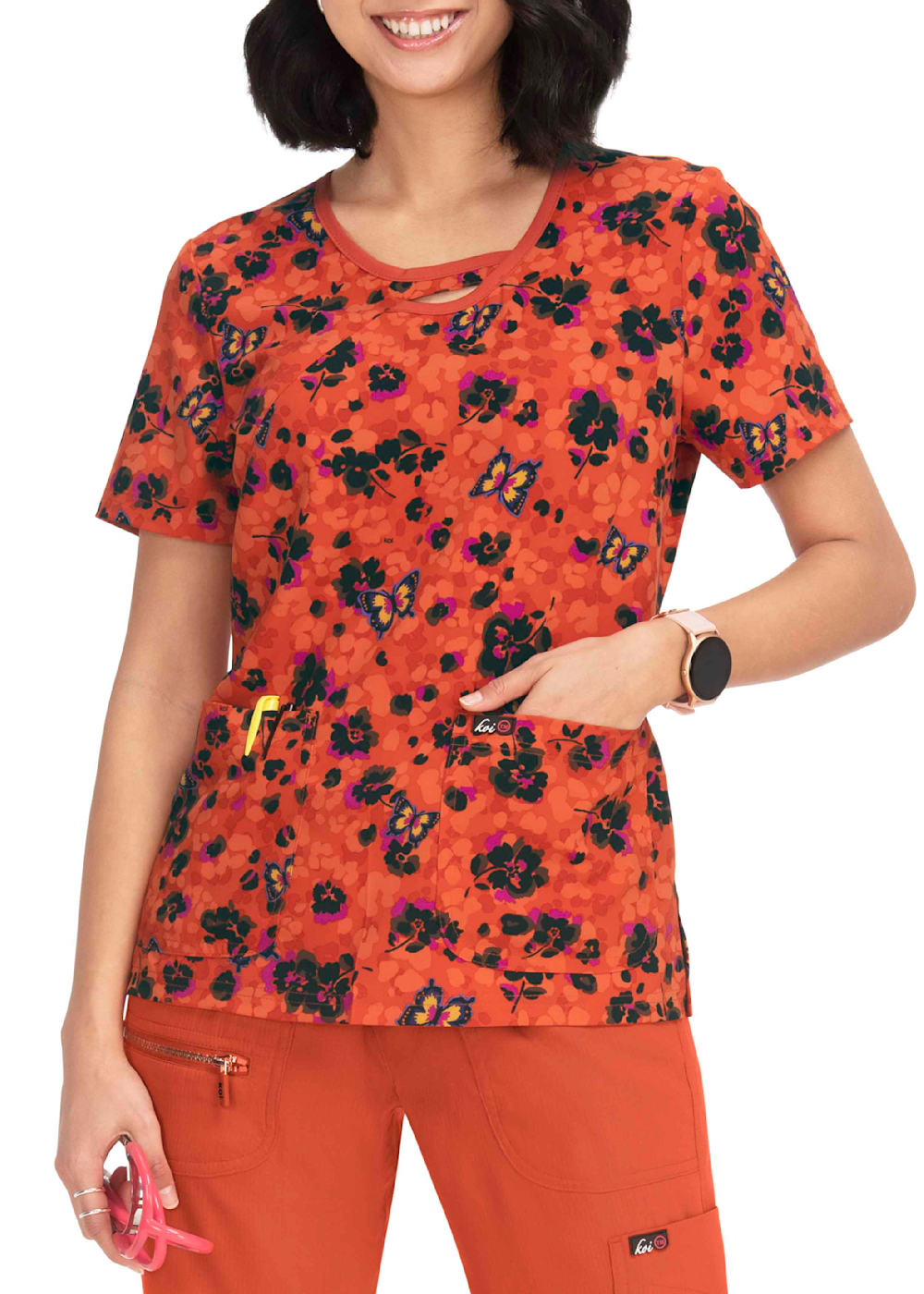 Leopard print scrubs best sale