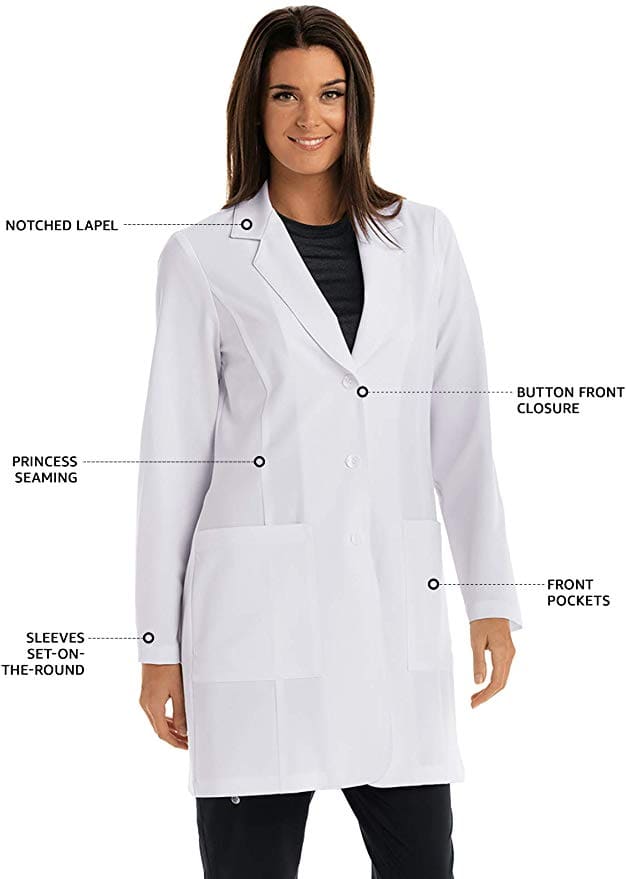 Grey's anatomy scrubs lab coat 2025