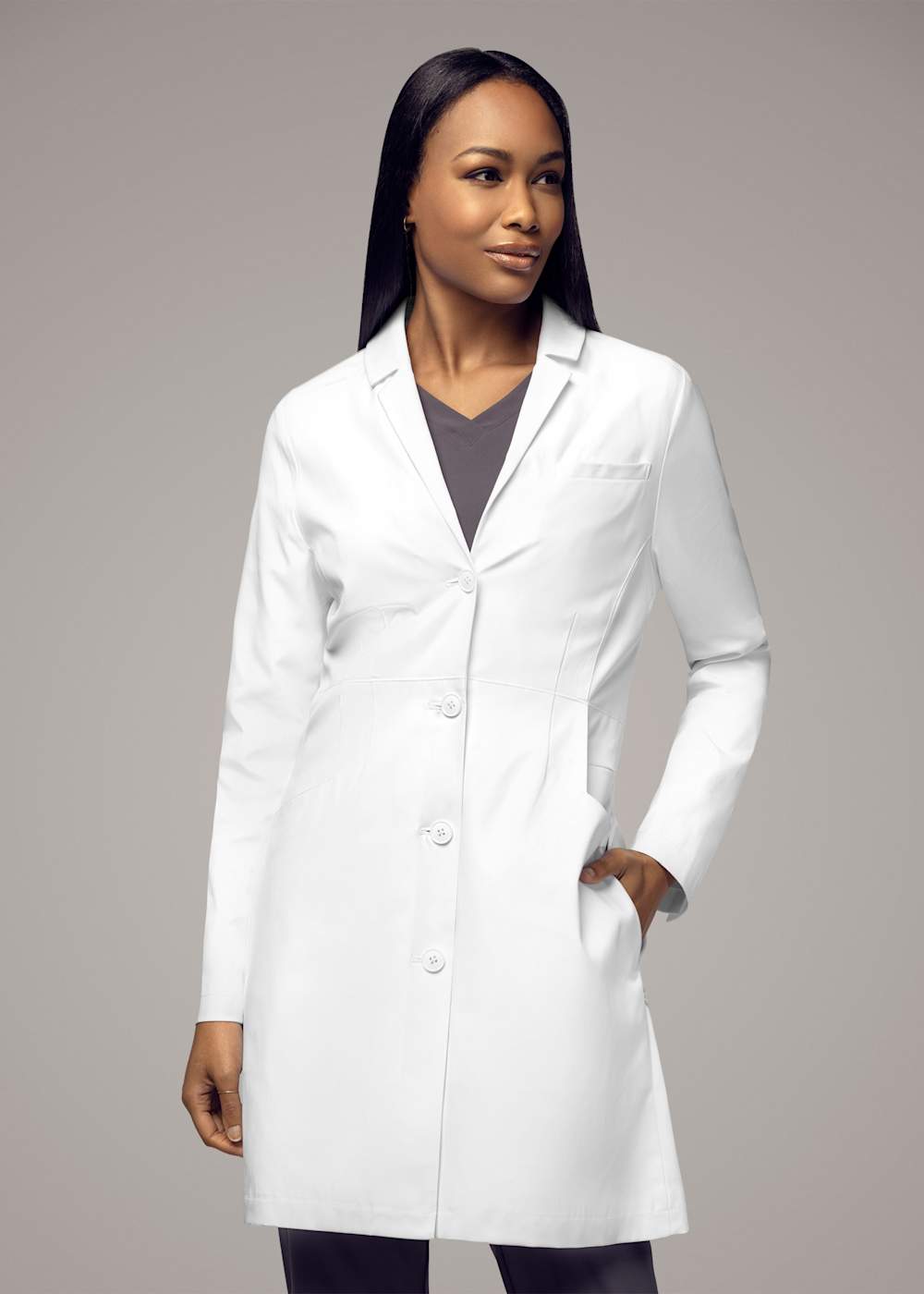 Wonderwink white lab coat 2025